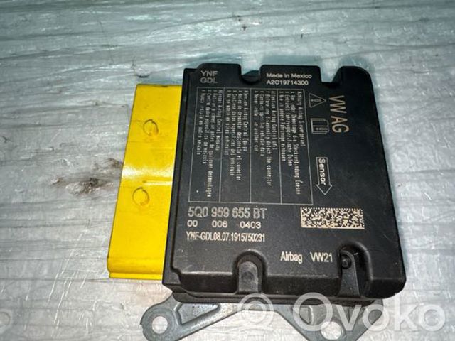 Модуль-процесор управління подушки безпеки 5Q0959655BT VAG