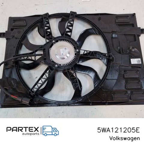 Дифузор (кожух) радіатора охолодження 5WA121205E VAG