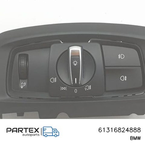 Перемикач світла фар, на "торпеді" 61316824888 BMW
