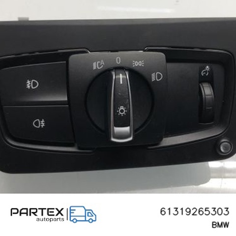 Перемикач світла фар, на "торпедо" 61319265303 BMW