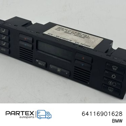 Блок управління кондиціонером 64116901628 BMW