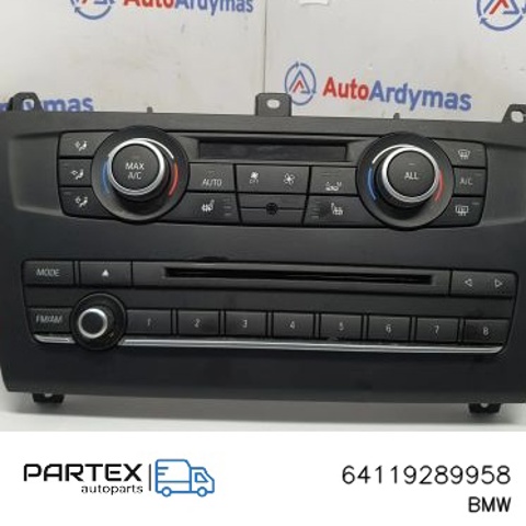 Механізм управління кондиціонером 64119289958 BMW