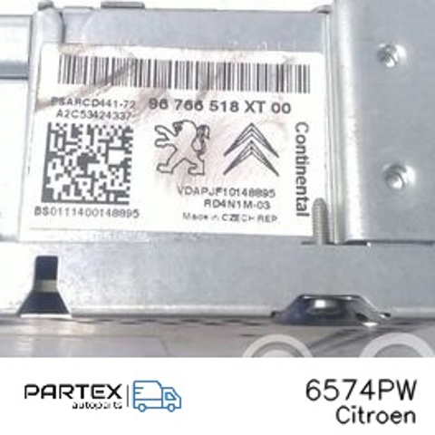 Магнітола 6574PW PEUGEOT