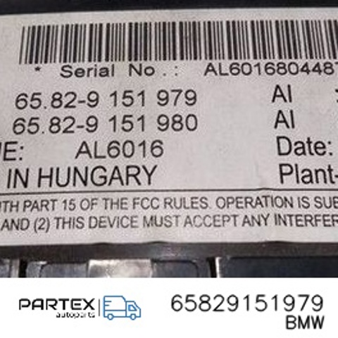 Дисплей багатофункціональний 65829151979 BMW