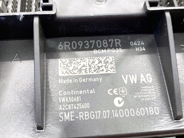 Блок управління комфорту 6R0937087R VAG