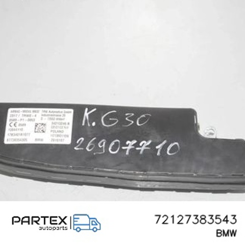 Подушка безпеки AIRBAG спинки сидіння, лівого 72127383543 BMW