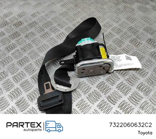 Ремінь безпеки передній лівий 7322060632C2 TOYOTA