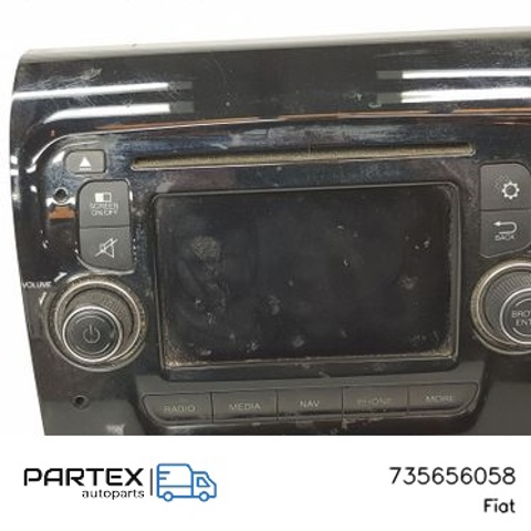 Магнітола 735656058 FIAT