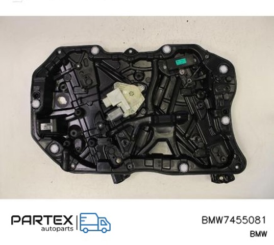 Двигун склопідіймача двері передньої, правої 7455081 BMW