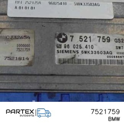 Блок управління акпп 7521759 BMW