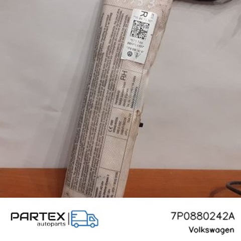 Подушка Айрбег спинки сидіння правого 7P0880242A VAG