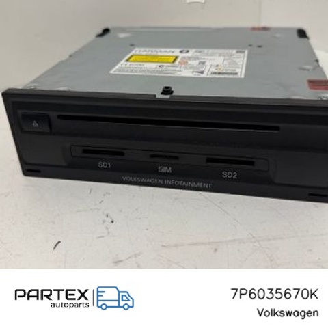 Магнітола 7P6035670K VAG