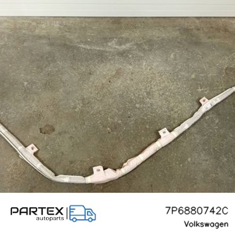 Подушка безпеки, шторка бічна, права, AIRBAG 7P6880742C VAG