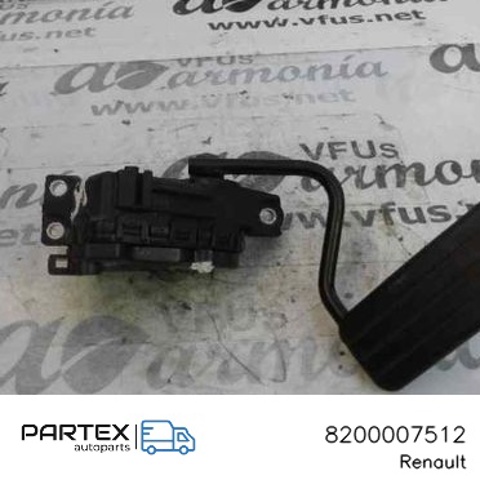 Підаль газу 8200007512 RENAULT