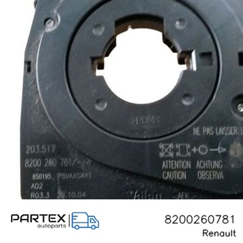 Датчик повороту керма 8200260781 RENAULT