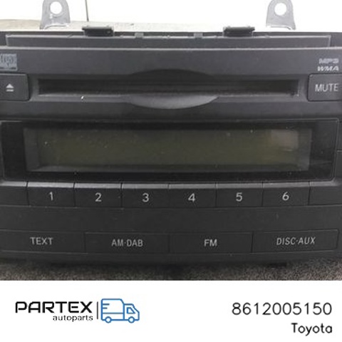 Магнітола 8612005150 TOYOTA