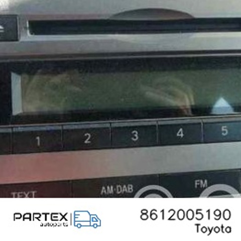 Магнітола 8612005190 TOYOTA