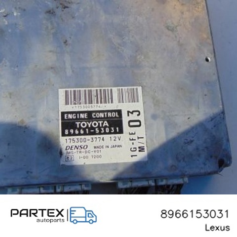Комп'ютер двигуна 8966153031 TOYOTA