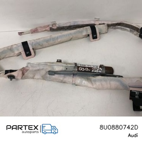 Подушка безпеки, шторка бічна, права, AIRBAG 8U0880742D VAG