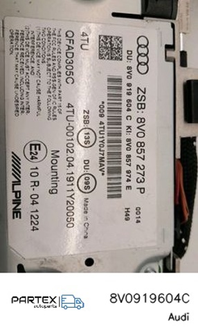 Бортовий комп'ютер 8V0919604C VAG