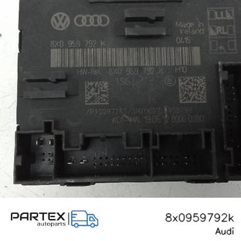 Блок комфорту передніх дверей 8X0959792K VAG