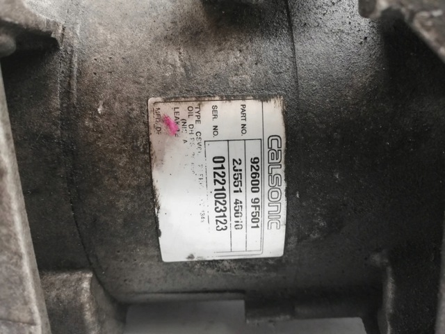 Компресор холодоагенту 926009F501 NISSAN
