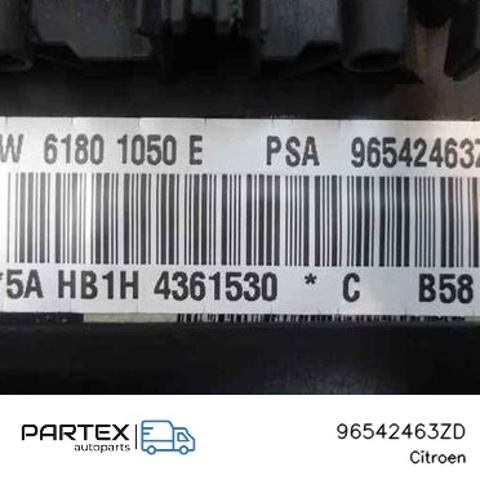 Комплект безпеки 96542463ZD PEUGEOT