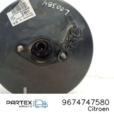 Вакуумний підсилювач гальм 9674747580 PEUGEOT