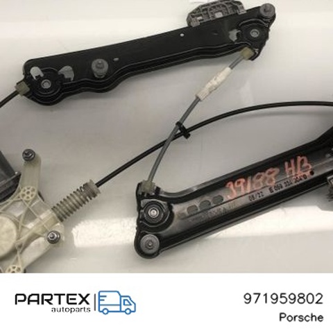 Двигун склопідіймача двері передньої, правої 971959802 PORSCHE