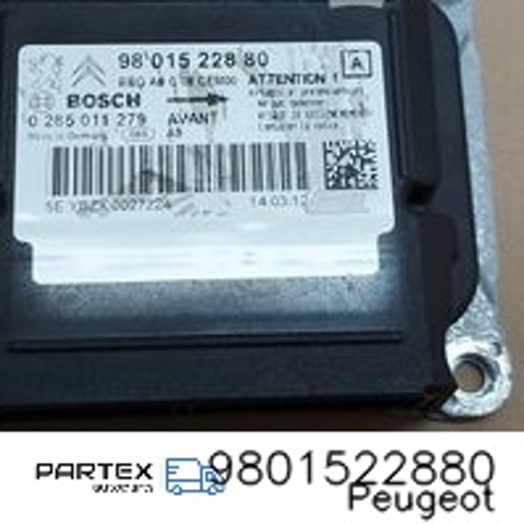 Модуль-процесор управління подушки безпеки 9801522880 PEUGEOT