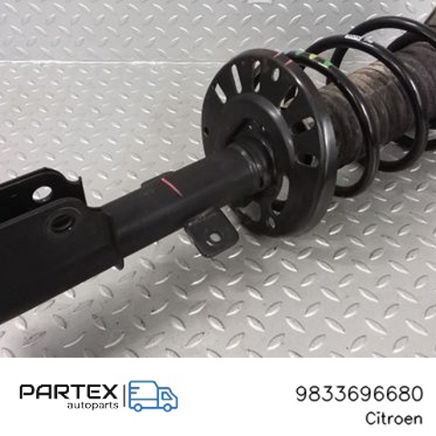 Амортизатор передньої підвіски, лівий 9833696680 PEUGEOT