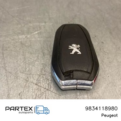 Ключ замка запалювання 9834118980 PEUGEOT
