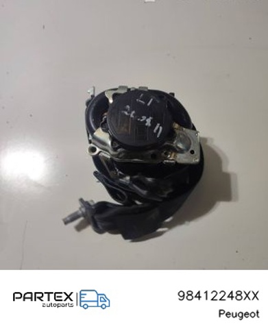 Пасок безпеки задній лівий 98412248XX PEUGEOT
