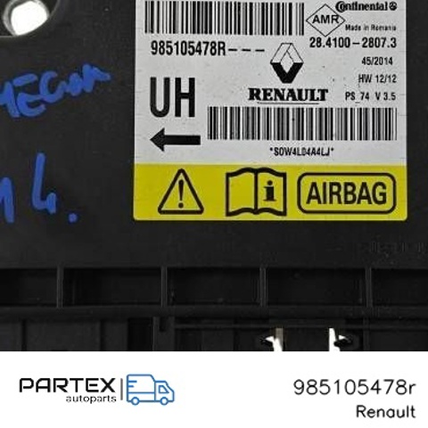 Модуль-процесор керування подушки безпеки 985105478R RENAULT