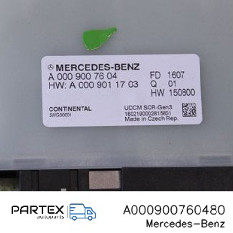 Блок управління AD BLUE A000900760480 MERCEDES