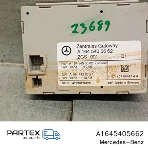 Блок керування центральним замком A1645405662 MERCEDES
