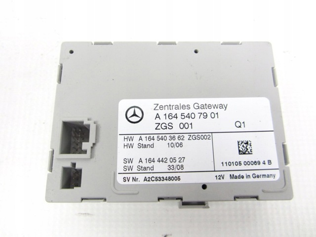 Блок керування центральним замком A1645407901 MERCEDES