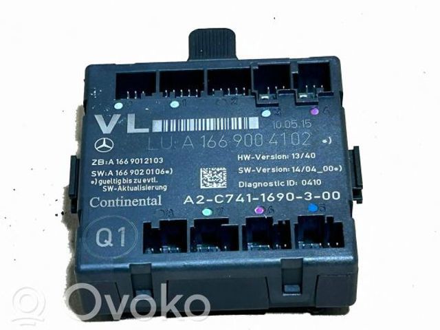 Блок комфорту передніх дверей A1669004102 MERCEDES