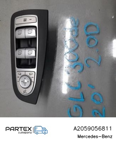 Кнопковий блок керування склопідіймачами передній лівий A2059056811 MERCEDES