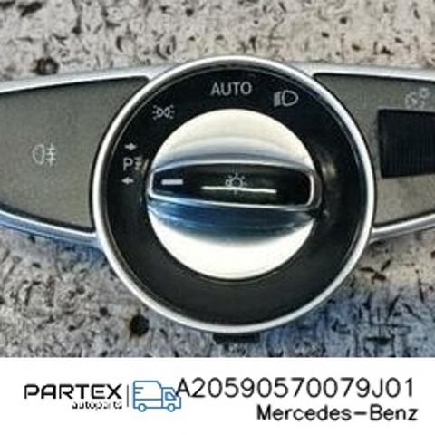 Перемикач світла фар, на "торпедо" A20590570079J01 MERCEDES