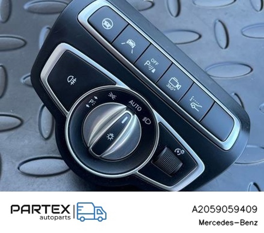Блок кнопок центральної консолі A2059059409 MERCEDES