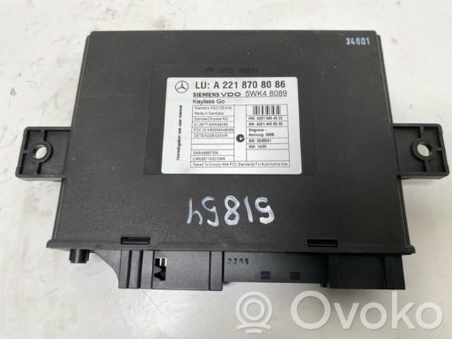 Блок керування центральним замком A2218702392 MERCEDES