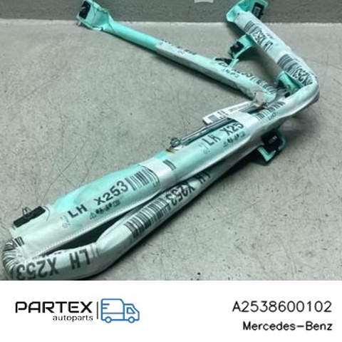 Подушка безпеки, шторка бічна, ліва, AIRBAG A2538600102 MERCEDES