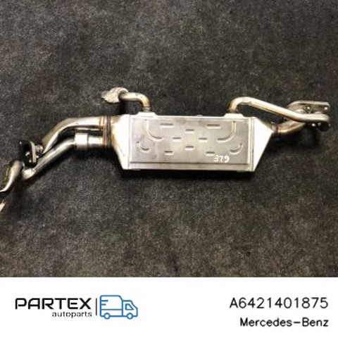 Радіатор системи рециркуляції ОГ A6421401875 MERCEDES