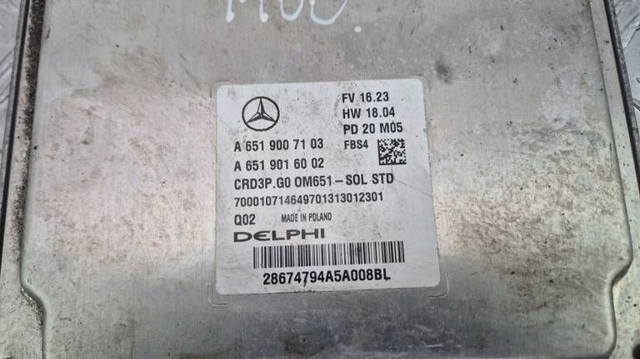 Модуль управління двигуном A6519007103 MERCEDES