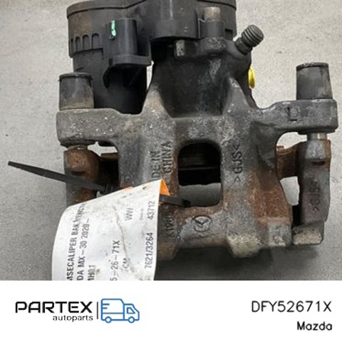 Задній гальмівний супорт лівий DFY52671X MAZDA