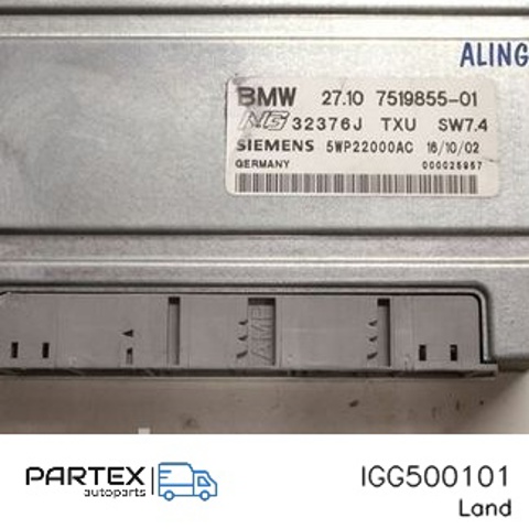 Управління включенням КОМ IGG500101 LAND ROVER
