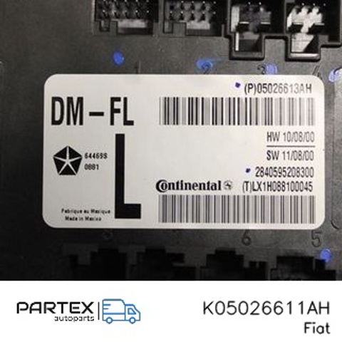 Блок комфорту передніх дверей K05026611AH FIAT