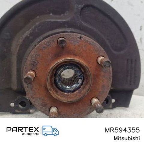 Цапфа - поворотний кулак передній, лівий MR594355 MITSUBISHI