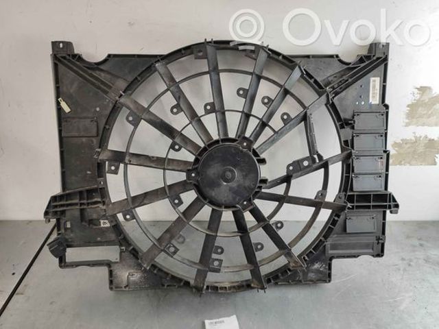 Дифузор радіатора охолодження, в зборі з двигуном і крильчаткою T2H45980 JAGUAR
